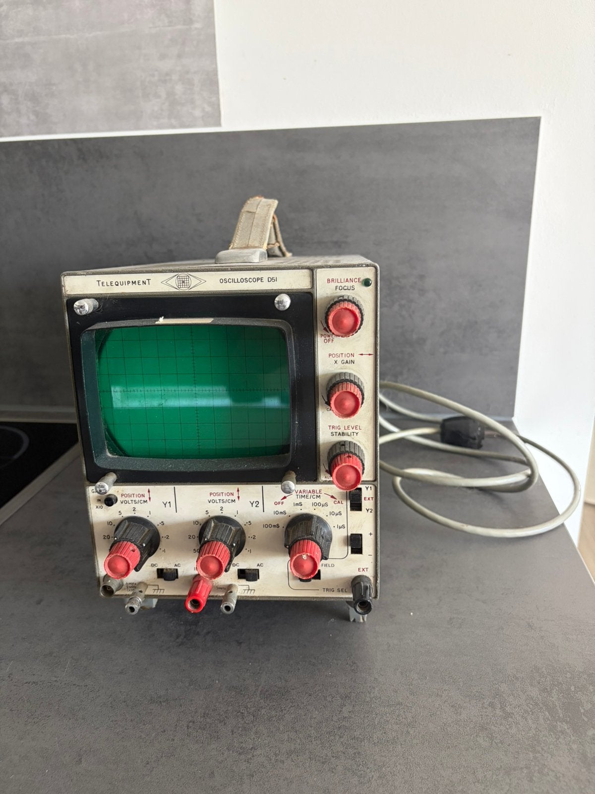 D51 vintage oscilloscoop • retro-decoratie | Curiosity, Doe-het-zelf en Bouw, Ophalen, Zo goed als nieuw, Geluid