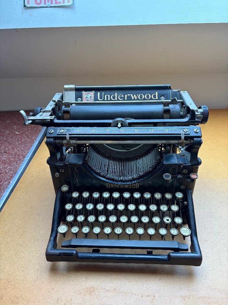 Vintage typemachine Underwood 1920-1935, Ophalen, Gebruikt