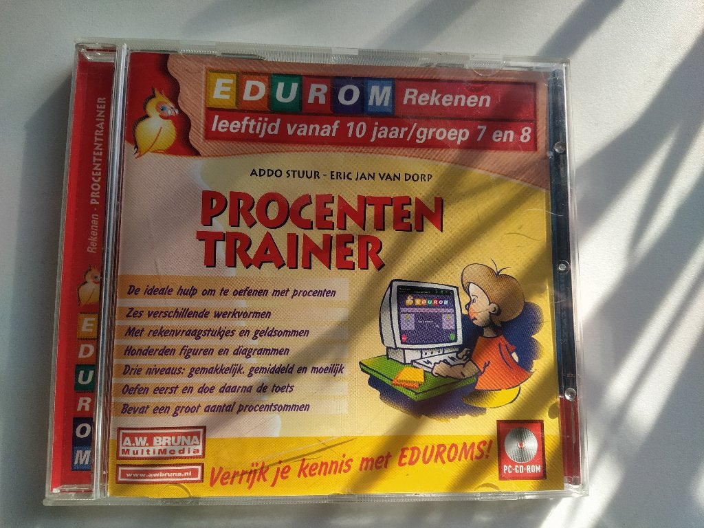 spelend leren:klokkijken+CDR procententrainer+de tafels van., Kinderen en Baby's, Ophalen of Verzenden, Gebruikt, Rekenen