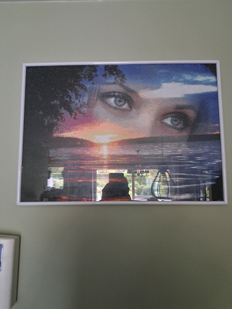 Diamond painting, Ophalen, Zo goed als nieuw