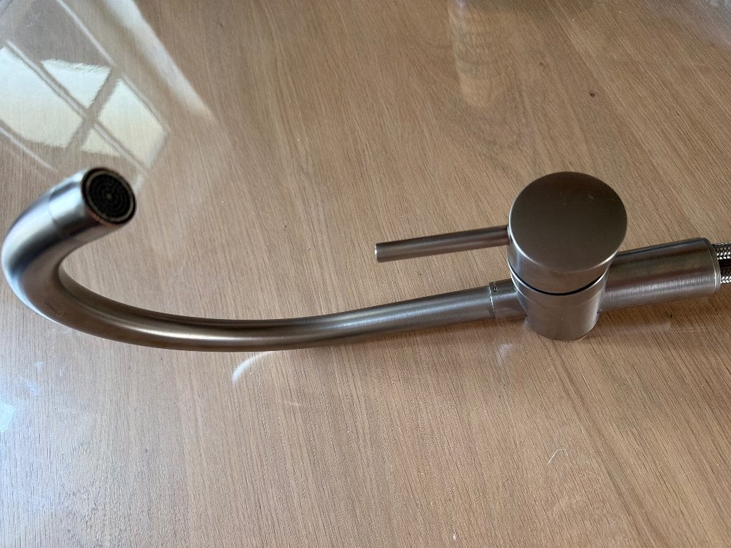 Mengkraan Grohe, Ophalen, Gebruikt, Inox, Kraan
