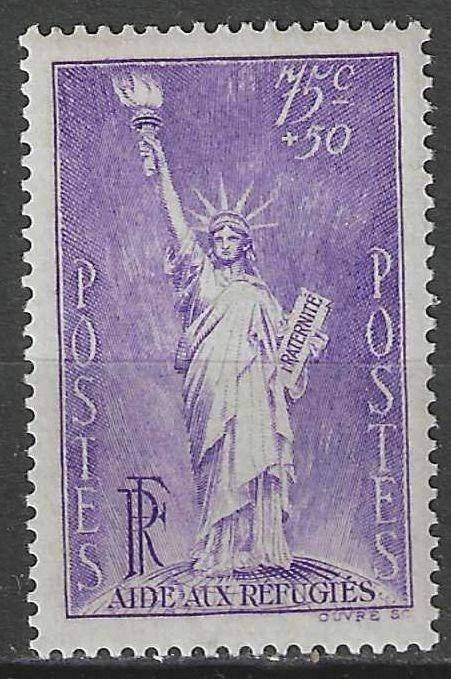 France 1936 - Yvert 309 - Statue de la Liberté (PF), Envoi, Non oblitéré