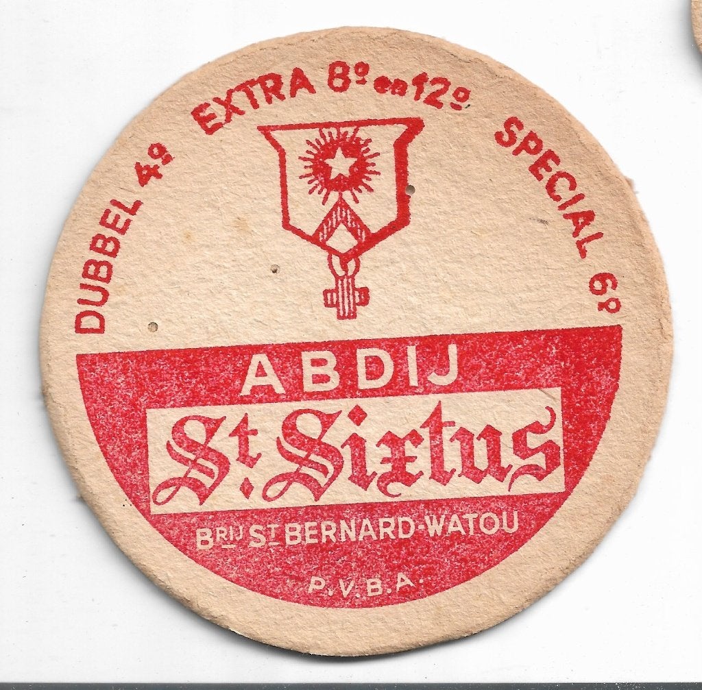sous bock Abdij St Sixtus, Verzamelen, Ophalen of Verzenden, Zo goed als nieuw, Viltje(s)