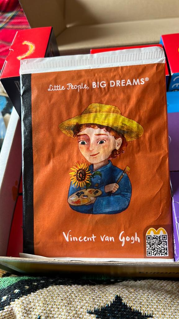 McDonald‘s boek voor kinderen, Ophalen, Nieuw