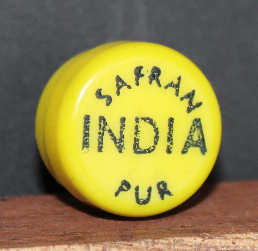 oud Safraan potje  INDIA, Ophalen of Verzenden