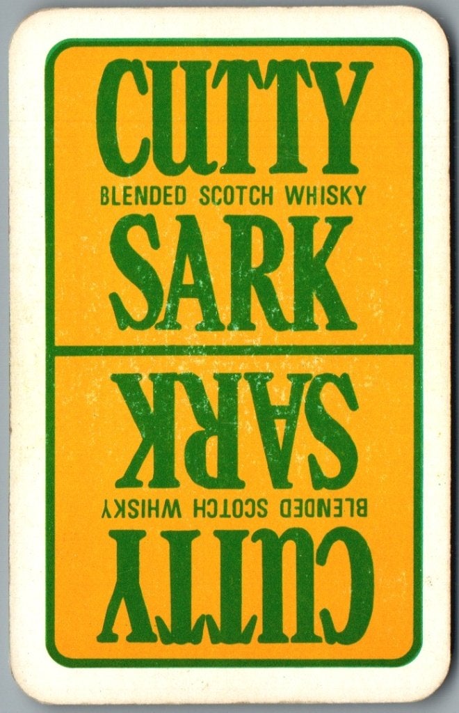 speelkaart - LK16292 - Cutty Sark, Verzamelen, Ophalen of Verzenden, Zo goed als nieuw, Speelkaart(en)