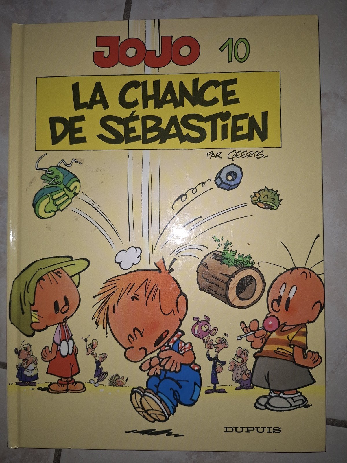 Jojo 10 La Chance de Sébastien Première édition, Une BD, Enlèvement, Utilisé