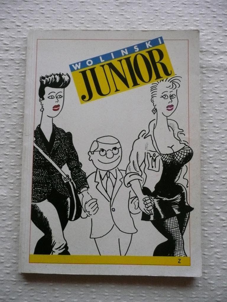 WOLINSKI JUNIOR - EERSTE DRUK 1983 OP 64 BLZ, Boeken, Stripverhalen, Gelezen, Eén stripboek, Wollinski, Ophalen of Verzenden