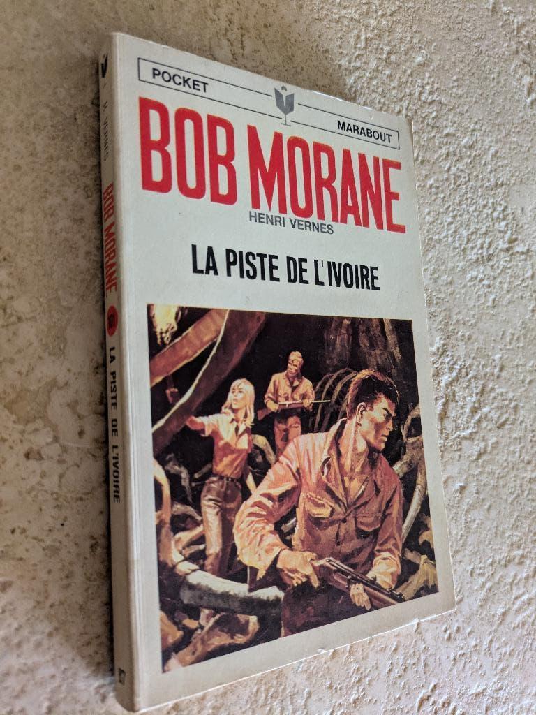 Bob Morane (La piste de l'ivoire)., Envoi, Comme neuf, H. Vernes.