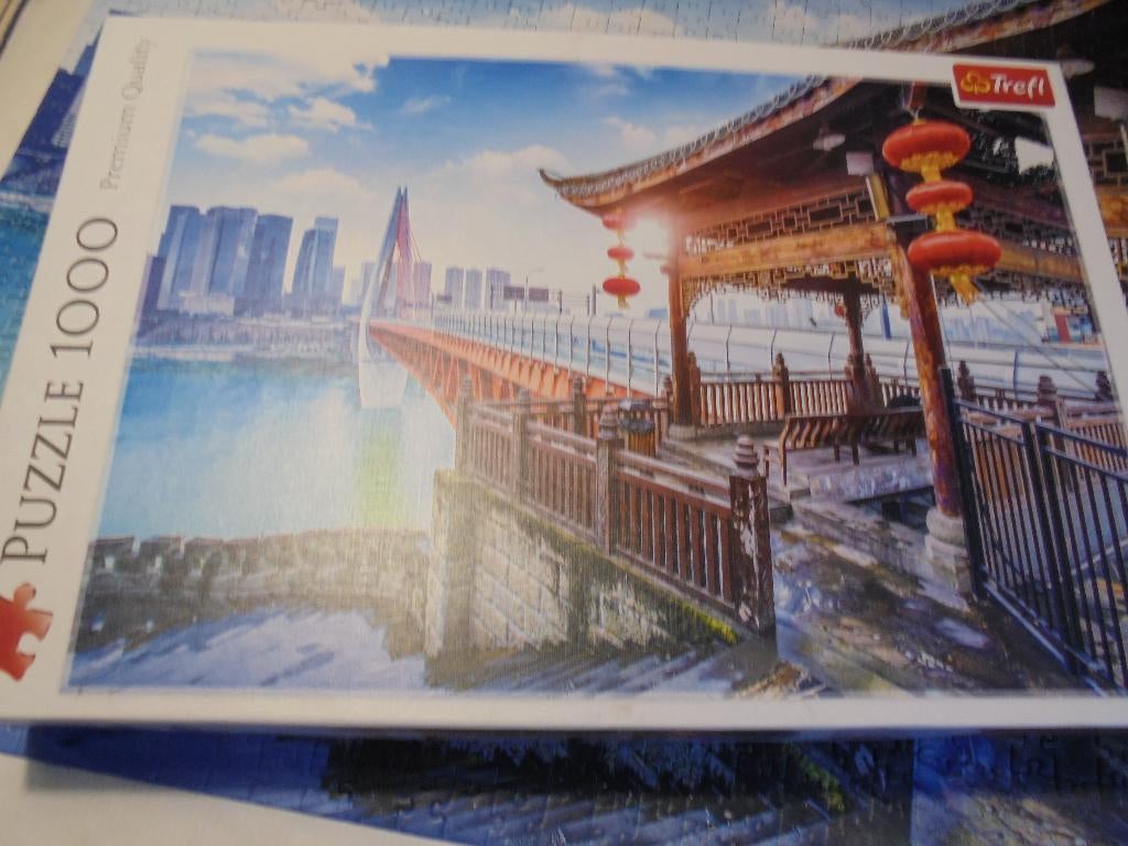 Puzzel Trefi 1000 stukjes "Chongping China", Ophalen of Verzenden, 500 t/m 1500 stukjes, Legpuzzel