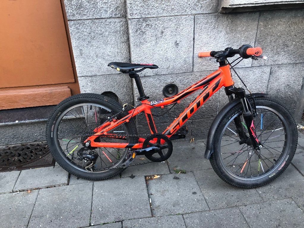 velo scott enfant 20 pouces, Vélos & Vélomoteurs, Enlèvement, Utilisé, Frein sur jante, 20 pouces ou plus