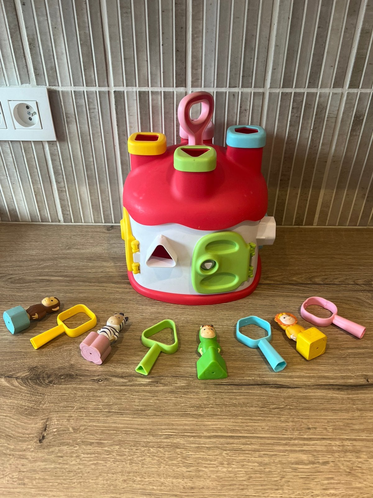 Smoby-Cotoons sorteerhuisje, Kinderen en Baby's, Ophalen, Zo goed als nieuw