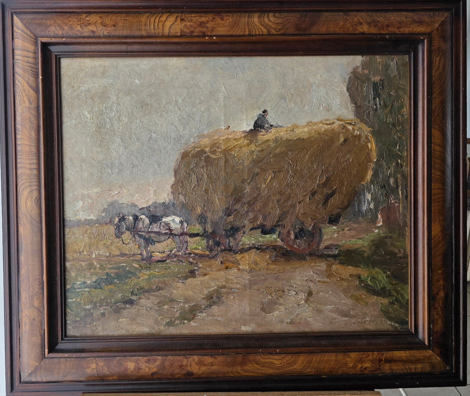 pieter gorus, Doek, Ophalen of Verzenden, Gesigneerd, Landschap