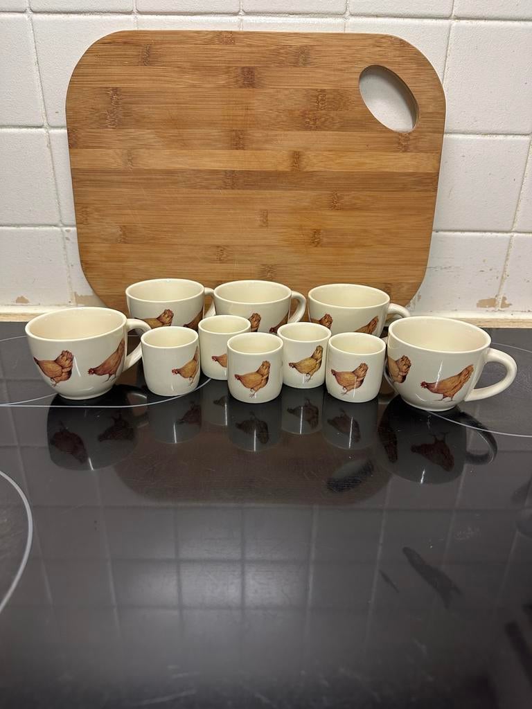 Servies Chicken together Jet by Ter Steege nieuw, Huis en Inrichting, Keuken | Servies, Zo goed als nieuw, Ophalen of Verzenden