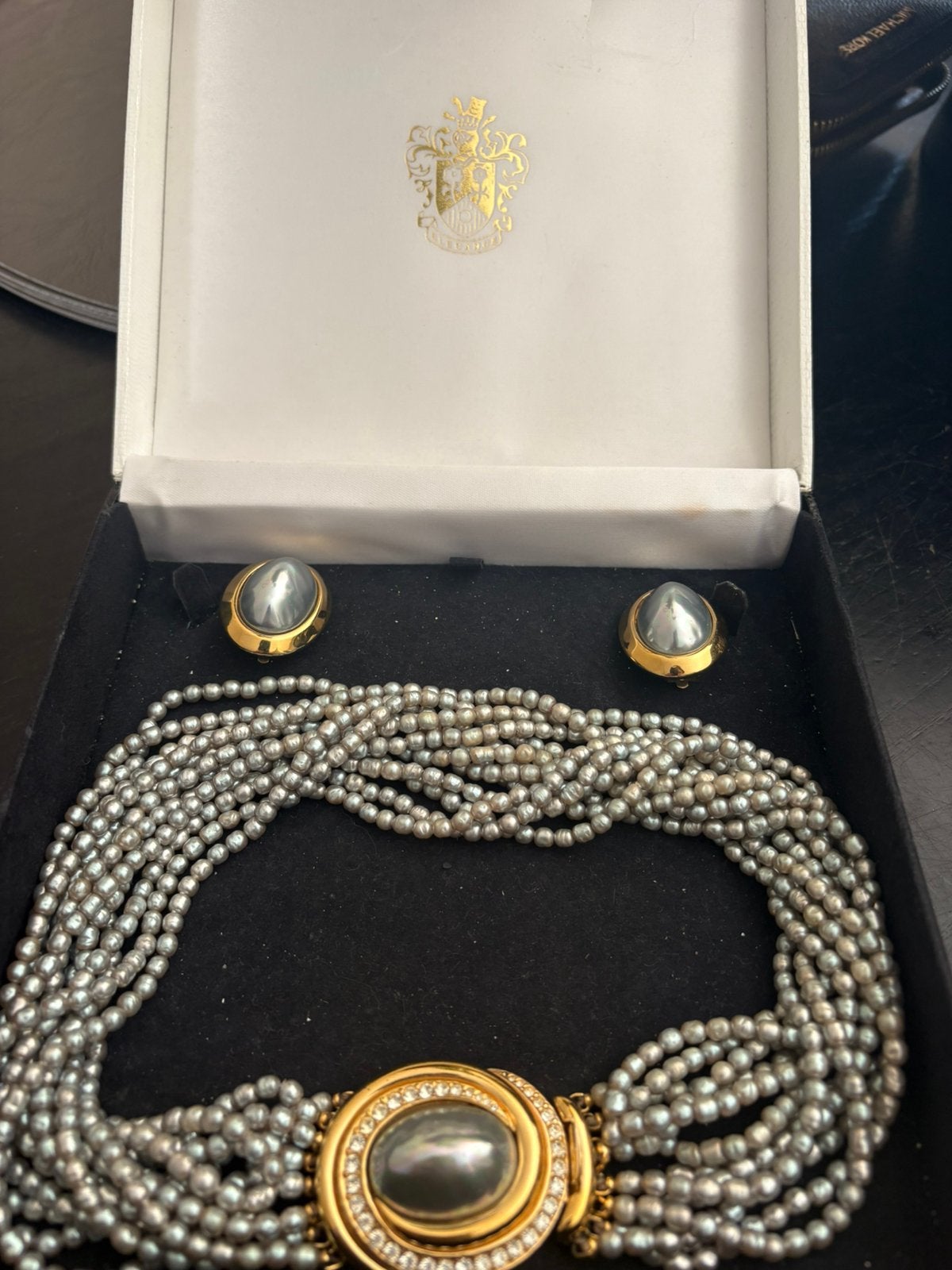 Exclusieve Ciner set, Handtassen en Accessoires, Kettingen, Ophalen of Verzenden, Zo goed als nieuw