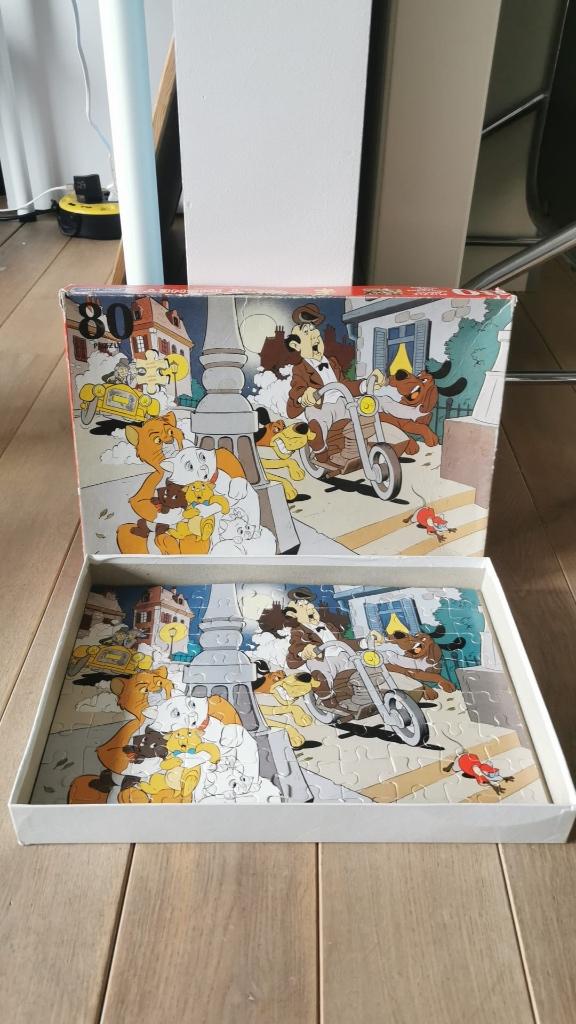 Puzzel Aristokatten, Ophalen of Verzenden, Meer dan 50 stukjes, Gebruikt, 6 jaar of ouder