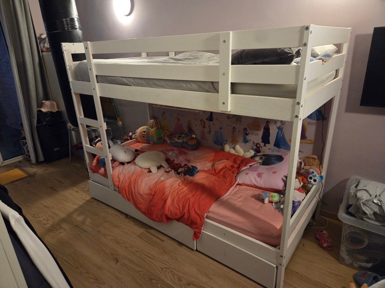 IKEA MYDA stapelbed, Ophalen
