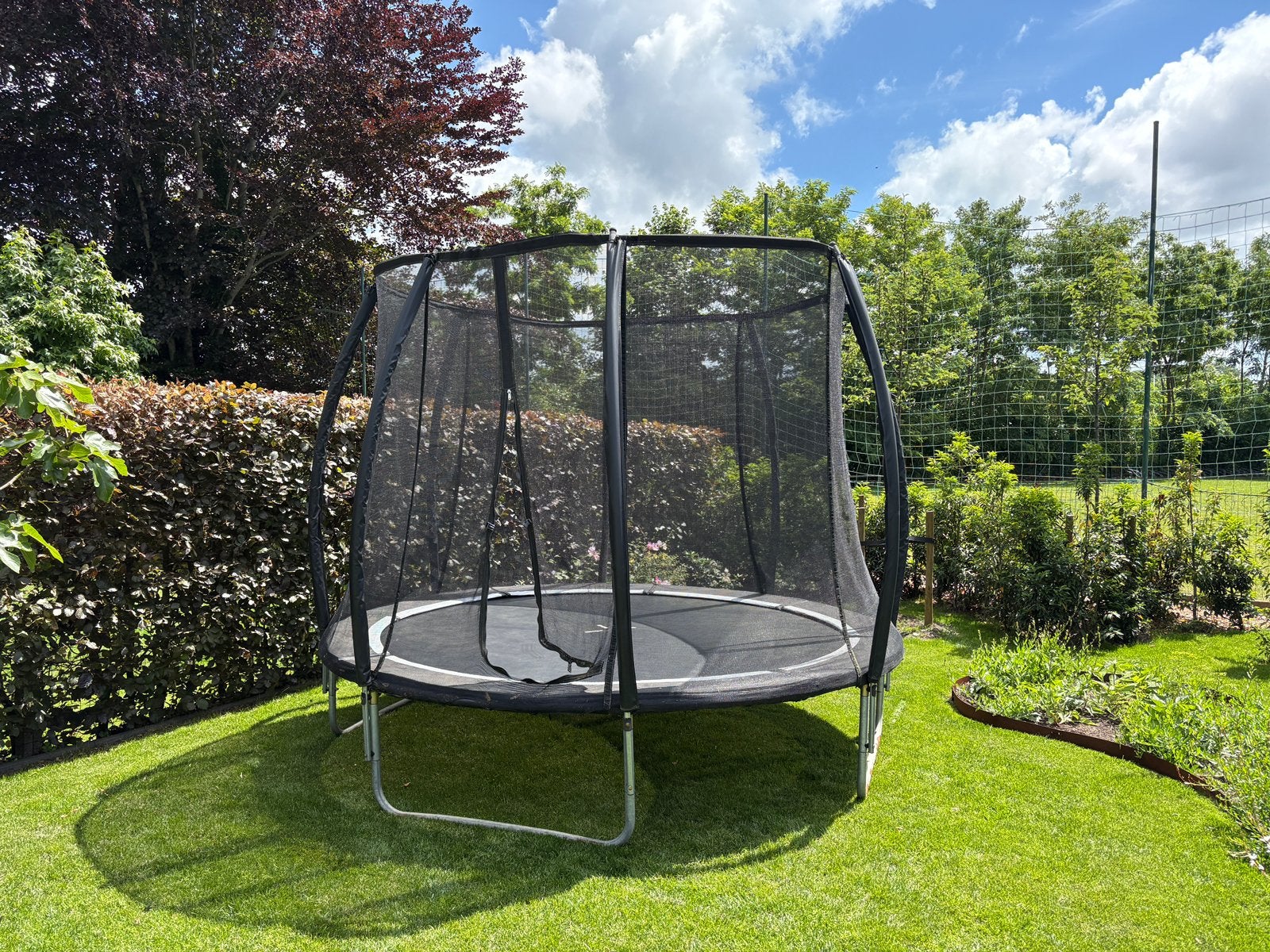 Vrijstaande trampoline 3 meter diameter, Ophalen, Gebruikt