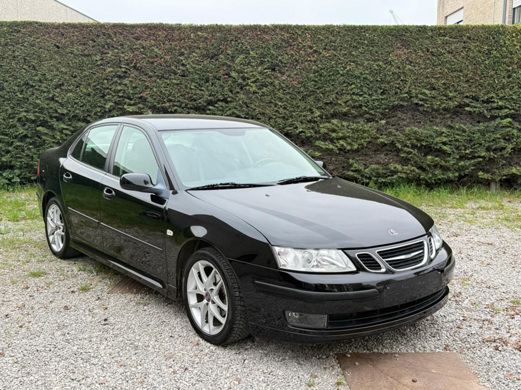 Saab 9-3 1.9 TiD, Autos, Saab, Achat, Entreprise, Entretenue par le concessionnaire, Noir
