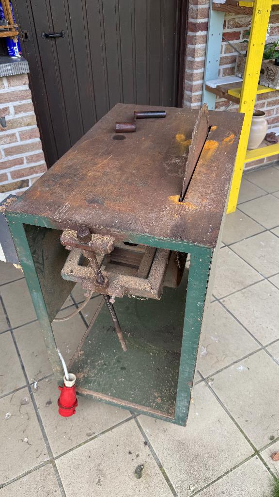 Tafelzaag voor brandhout met 3fase motor 2,2kw, Ophalen, Blokken