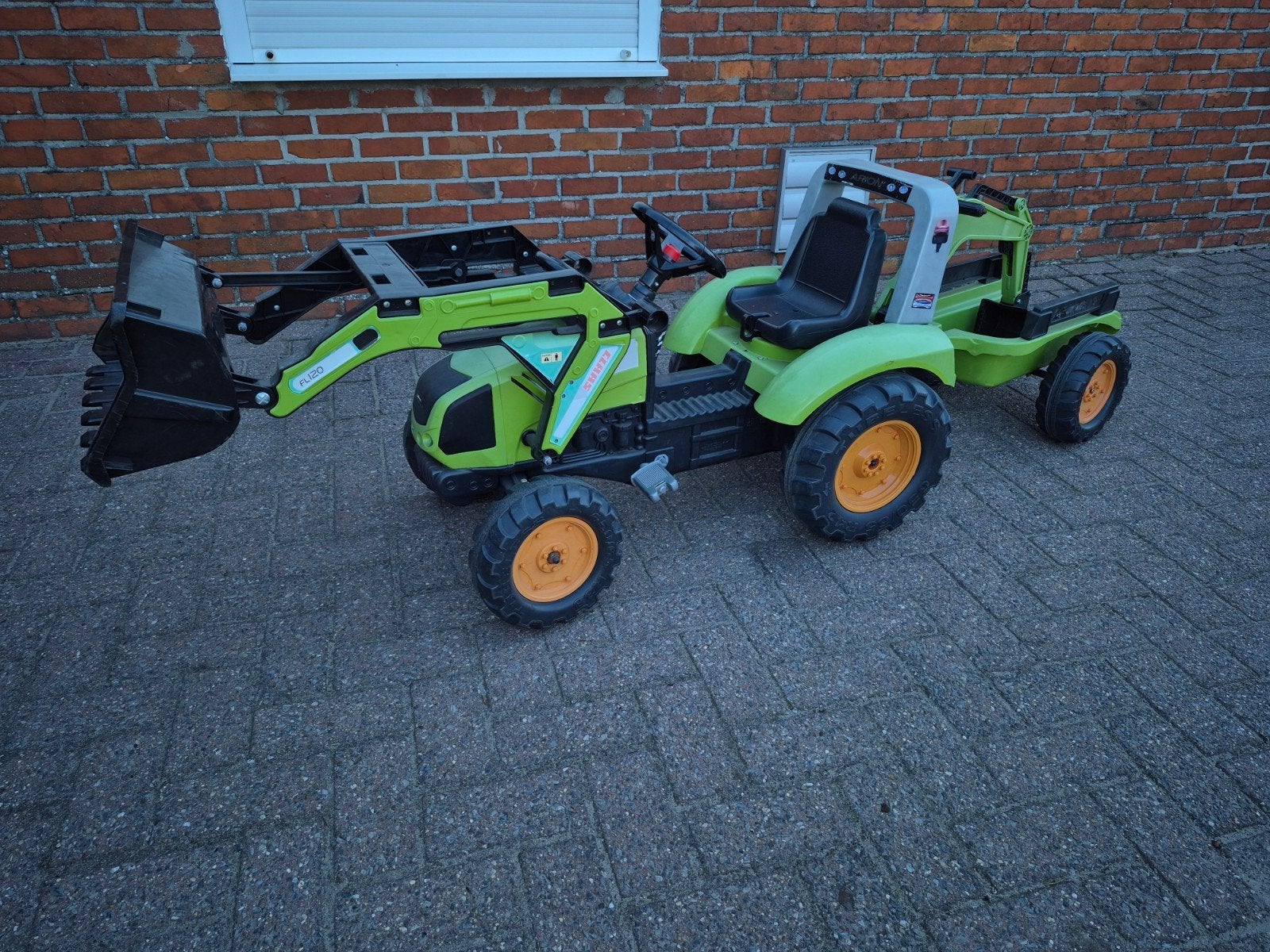 traptractor claas, Ophalen