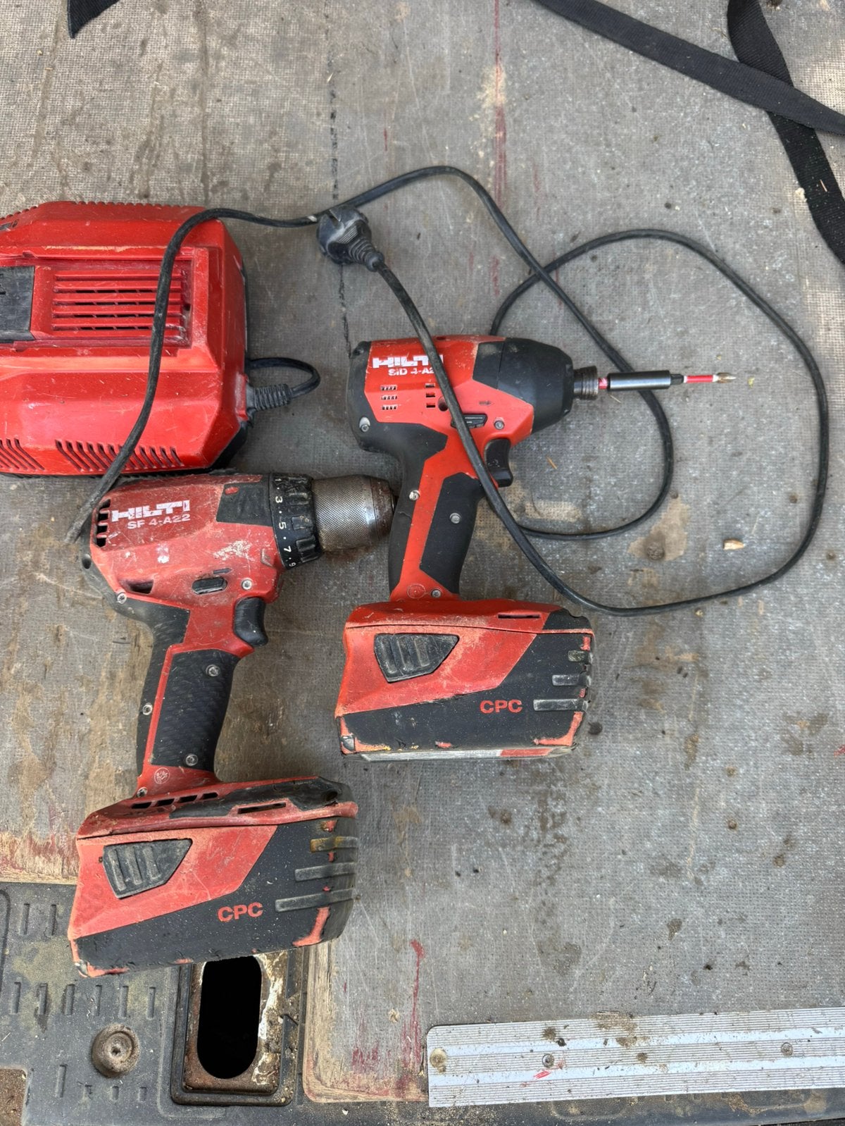 Hilti schroefboor machine set., Ophalen, Gebruikt, Boormachine