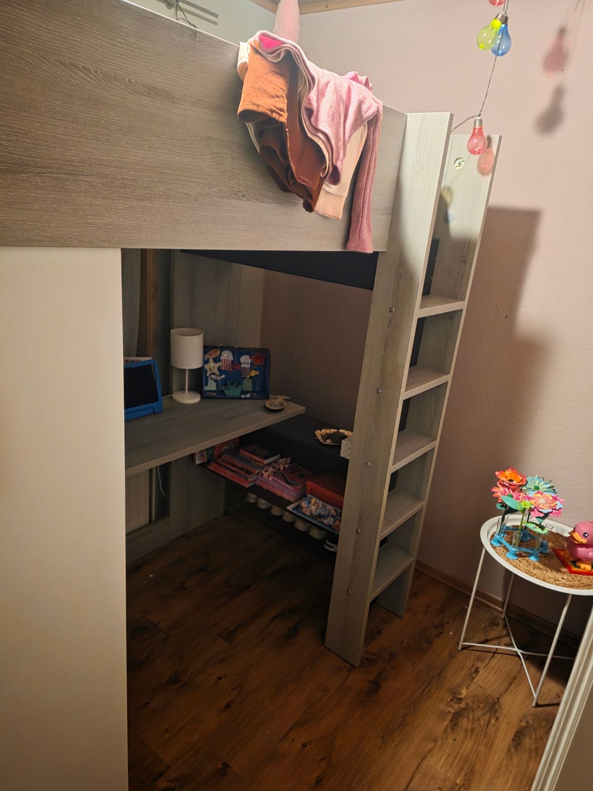 hoogslaper met bureau, Kinderen en Baby's, Kinderkamer | Stapelbedden en Hoogslapers, Ophalen, Hoogslaper