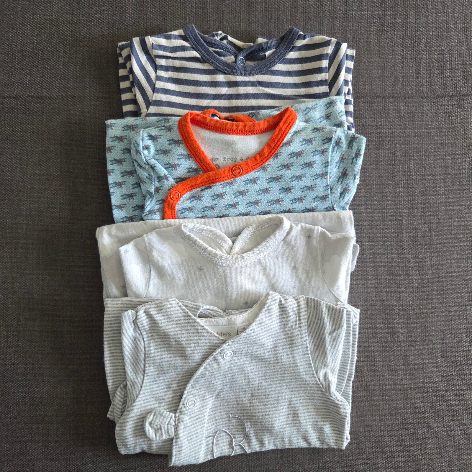 4 baby pyama's, maat 56, zo goed als nieuw, Kinderen en Baby's, Ophalen, Zo goed als nieuw, Jongetje of Meisje, Nacht- of Onderkleding