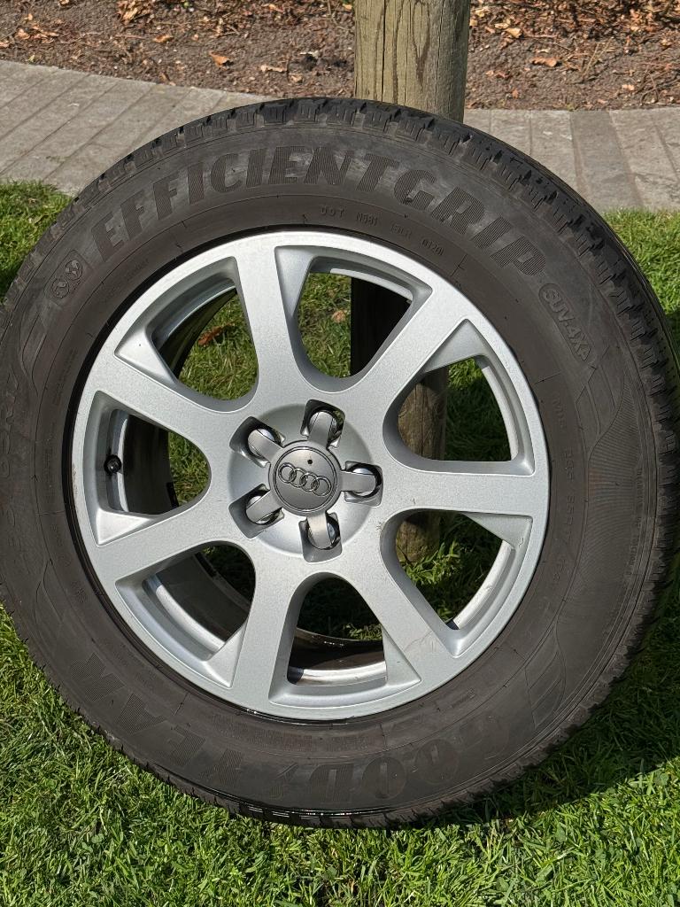 Alu Autovelgen - Audi Q5 (past op andere merken/type wagens), Enlèvement, Utilisé, Pneus hiver, Pneus et Jantes