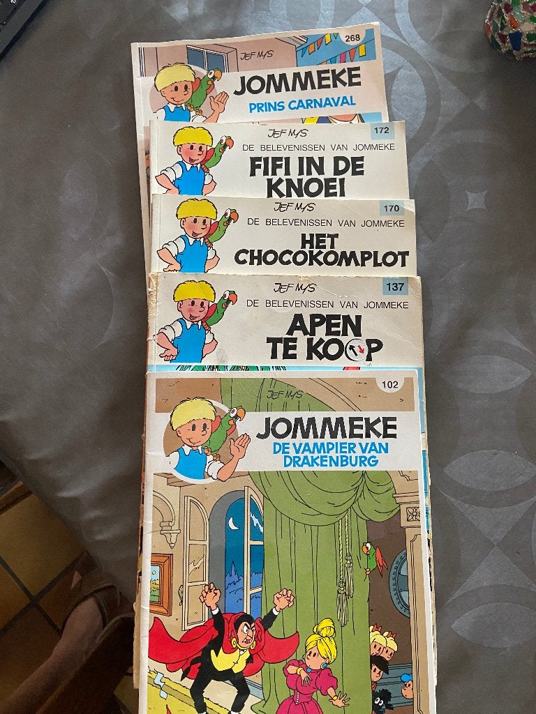JOMMEKE, Meerdere stripboeken, Ophalen of Verzenden, Gelezen