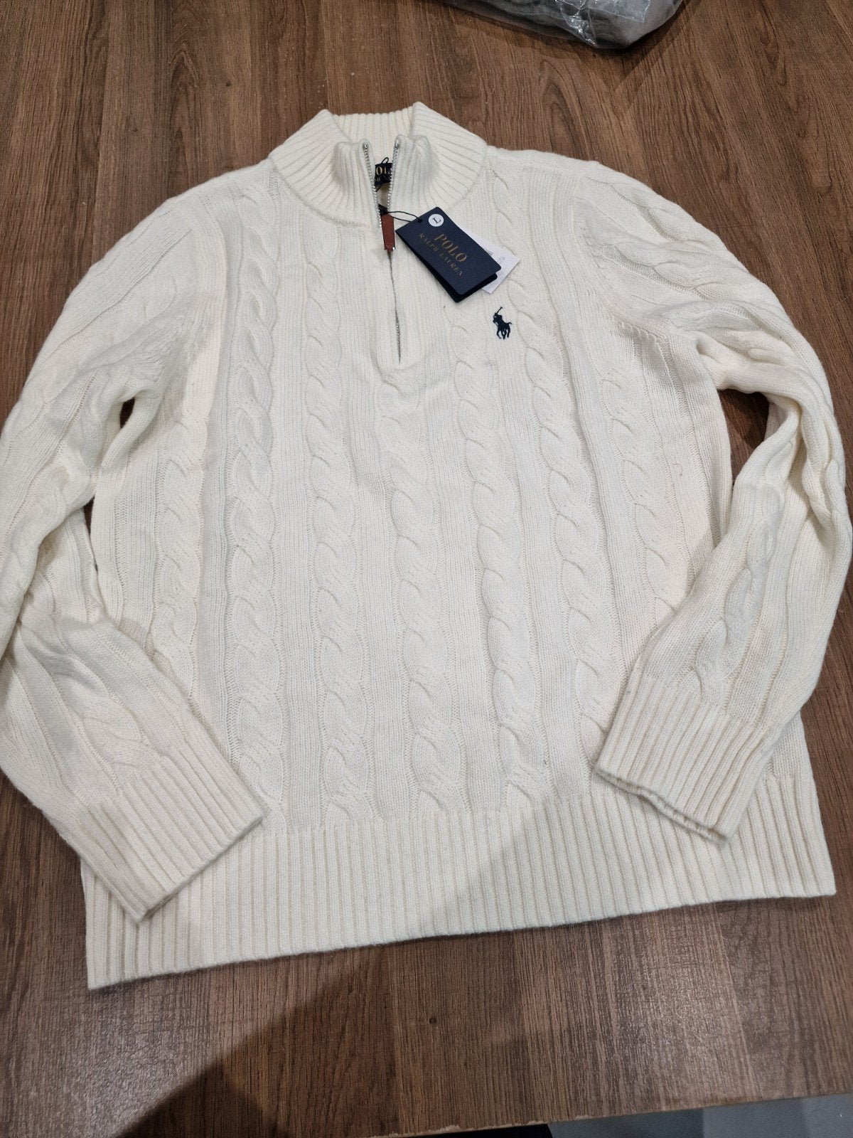 pull, Vêtements | Hommes, Enlèvement ou Envoi, Neuf, Blanc, Ralph Lauren