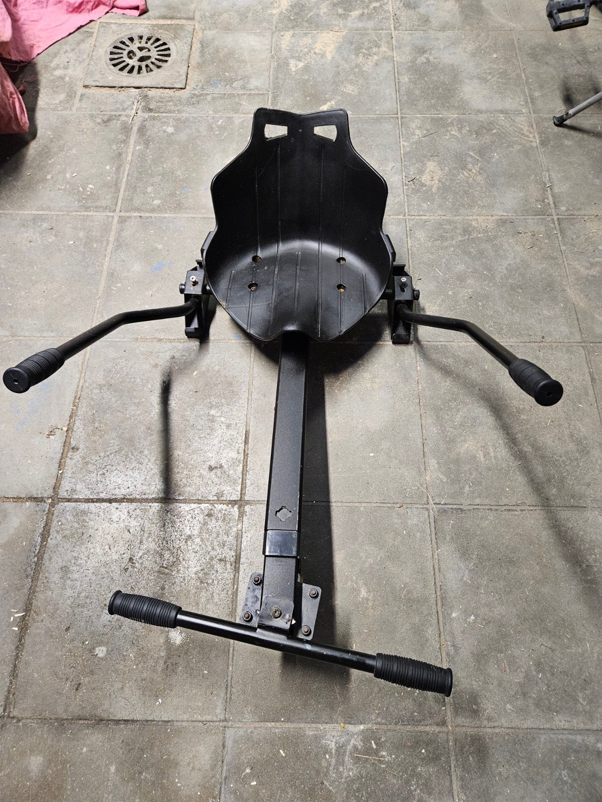 hoverboard avec kart, Ophalen