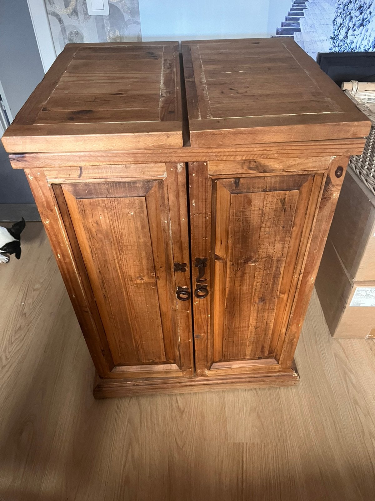 Meuble de bar avec 2 tabourets, Enlèvement