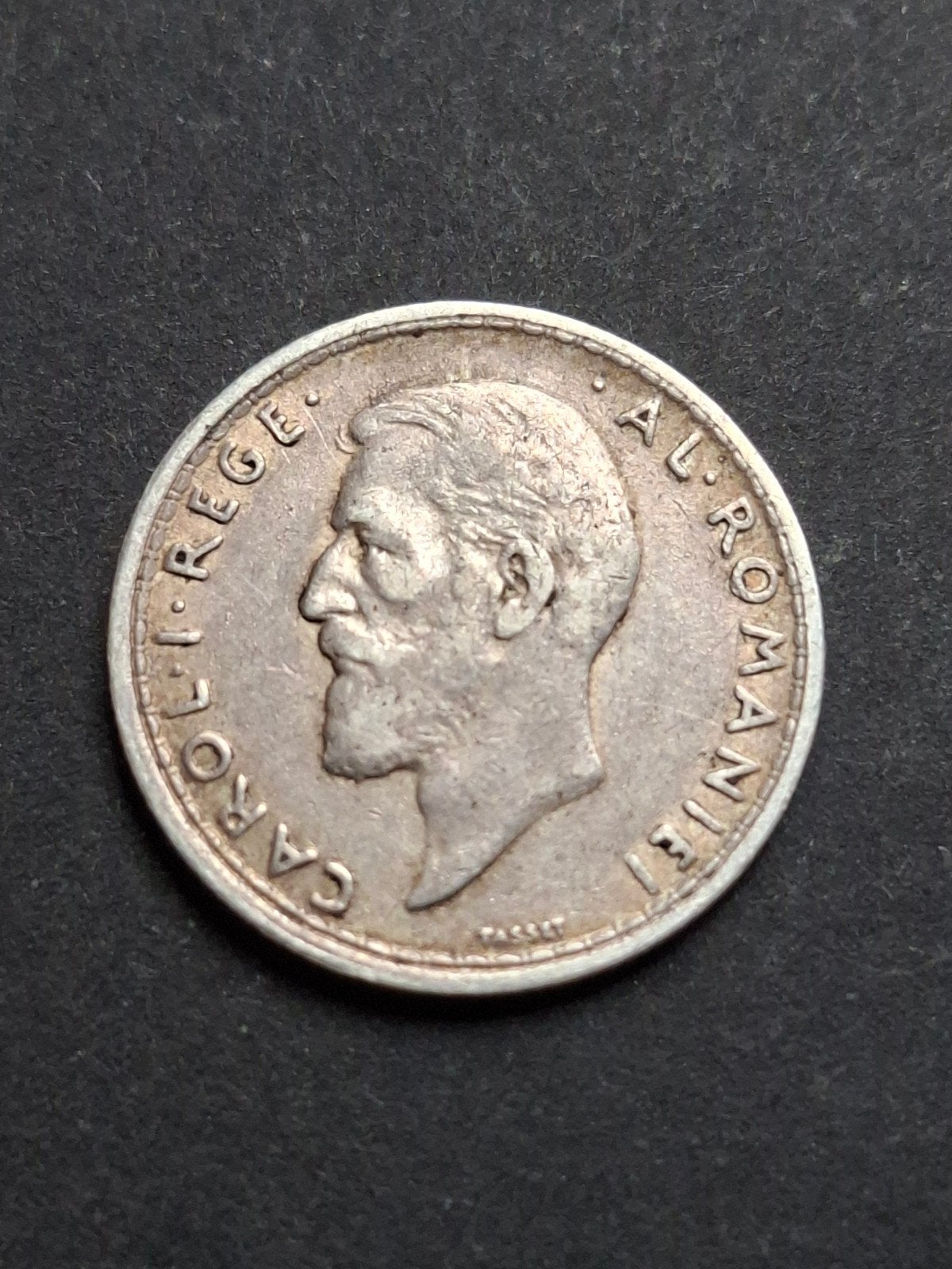50 bani 1914 en argent, Roumanie. Magnifique., Timbres & Monnaies, Enlèvement ou Envoi