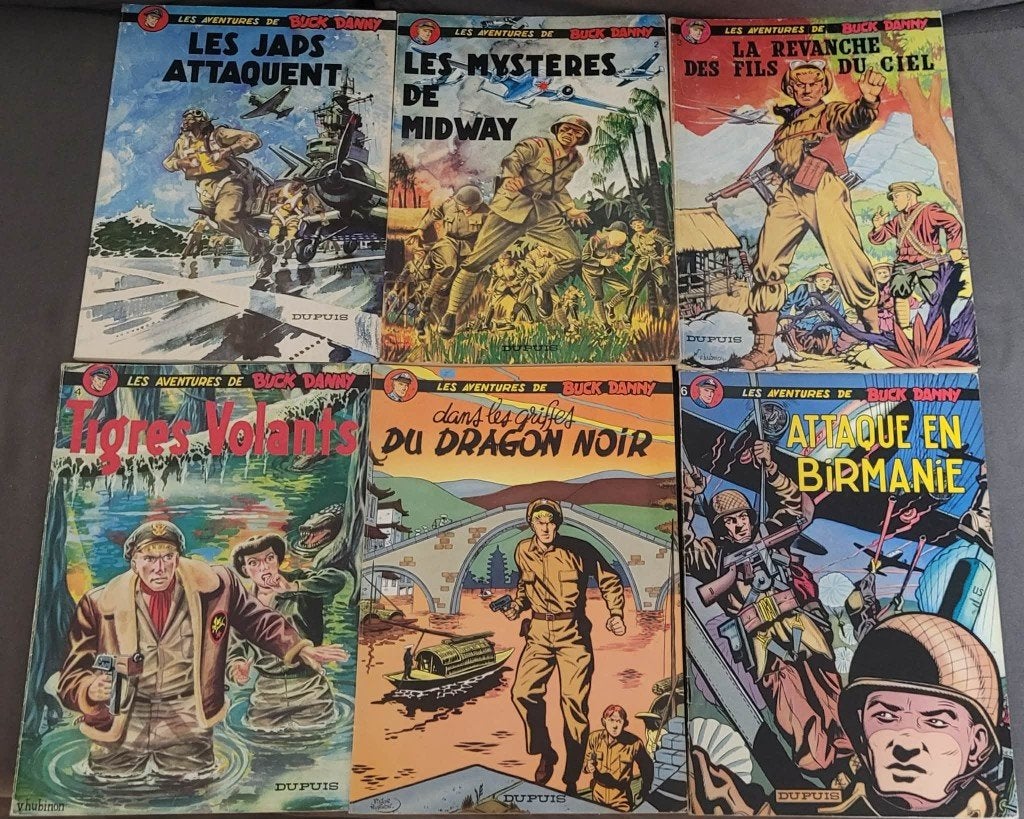 Bande dessinée Buck Danny, Enlèvement, Utilisé