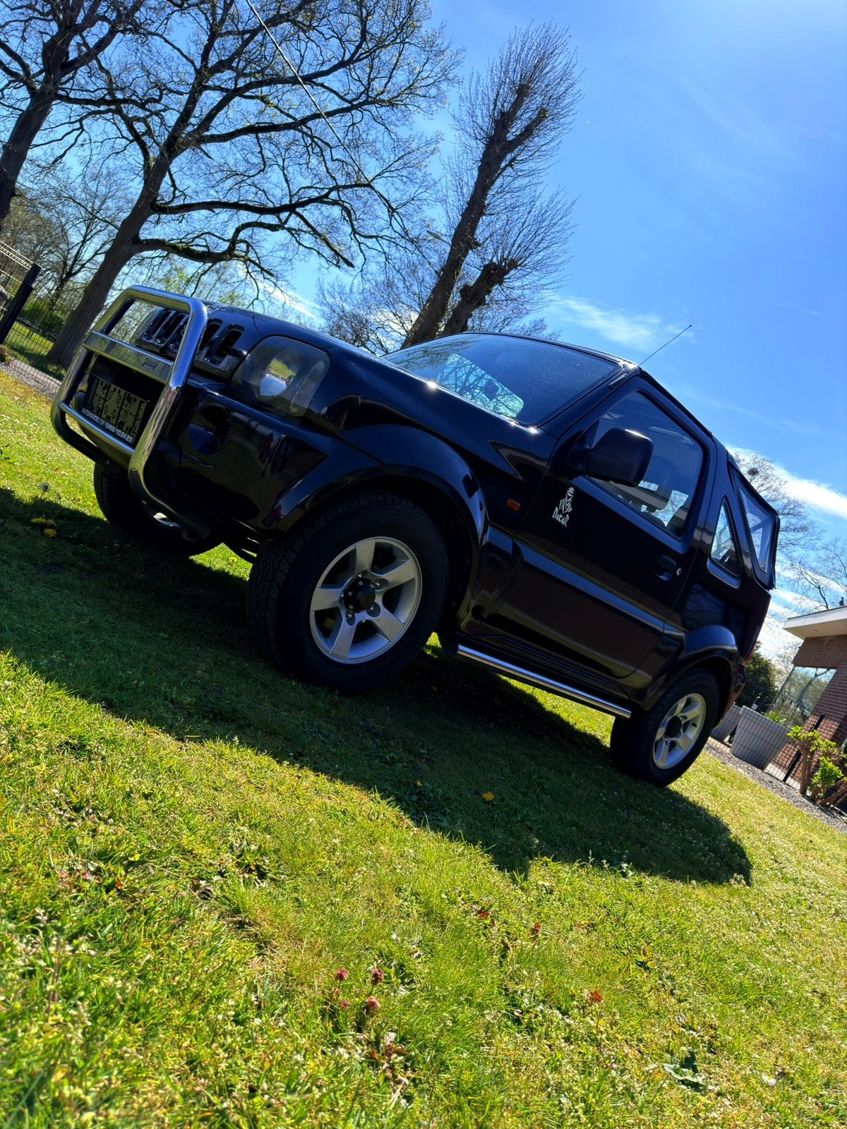 Suzuki Jimny Cabrio 4x4*Nieuwe distributieriem!*Gekeurd*, Auto's, Suzuki, 4 zetels, 4 cilinders, Zwart, https://public.car-pass.be/verify/3851-3143-4935