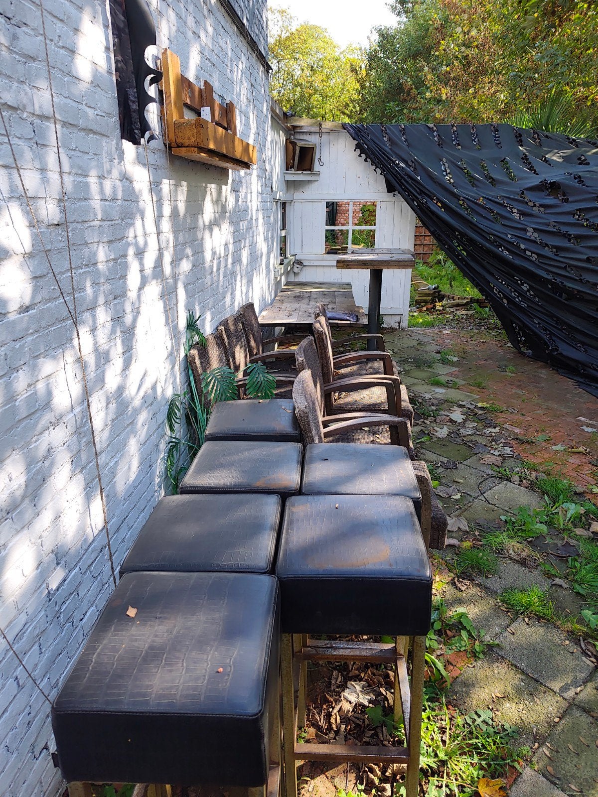 mobilier de jardin, Enlèvement