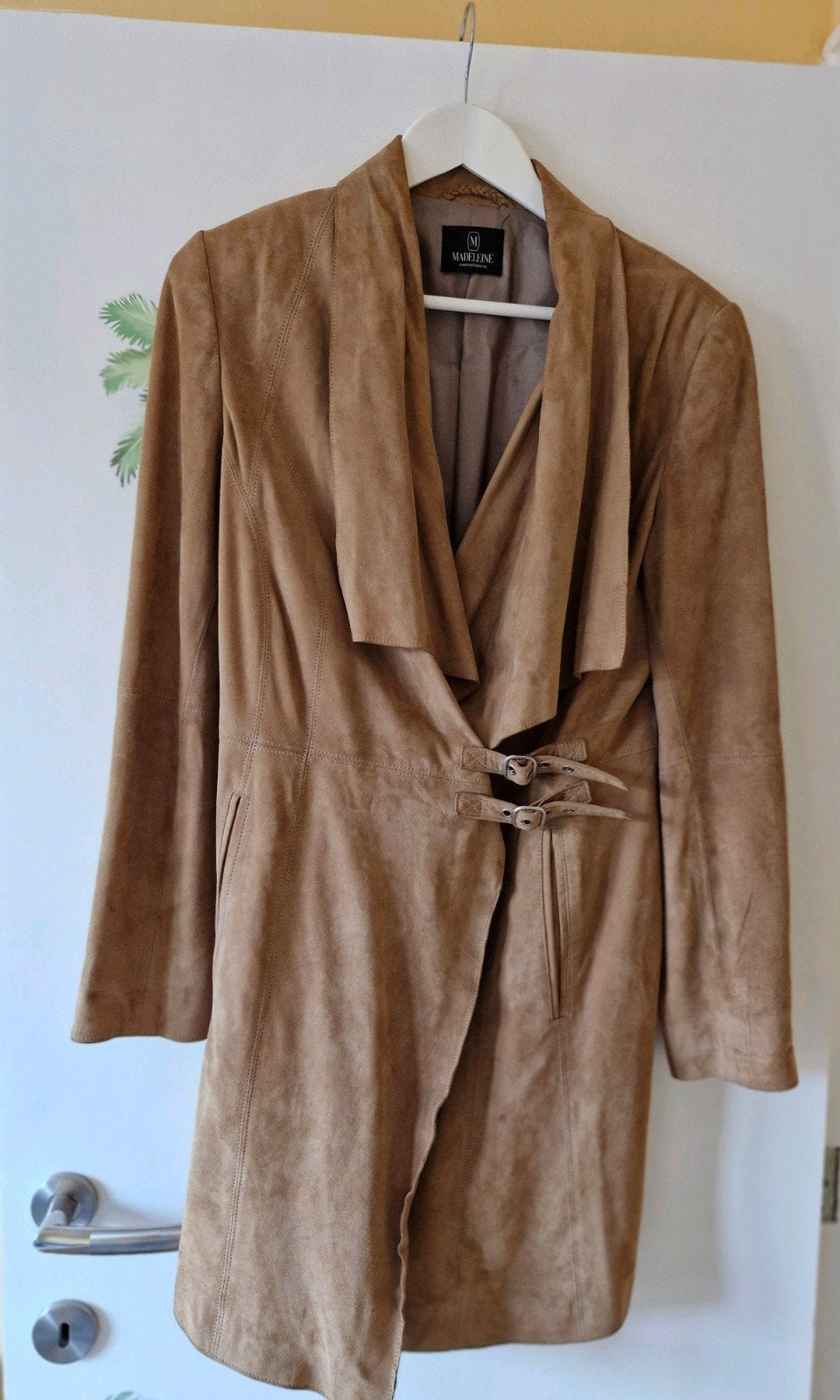 Magnifique manteau en daim véritable (chèvre velours), Vêtements | Femmes, Enlèvement ou Envoi, Porté, Taille 38/40 (M)