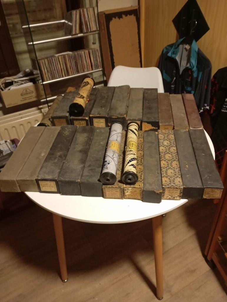 Piano rollen 21 STUKS, Muziek en Instrumenten, Ophalen of Verzenden, Gebruikt, Overige soorten, Piano