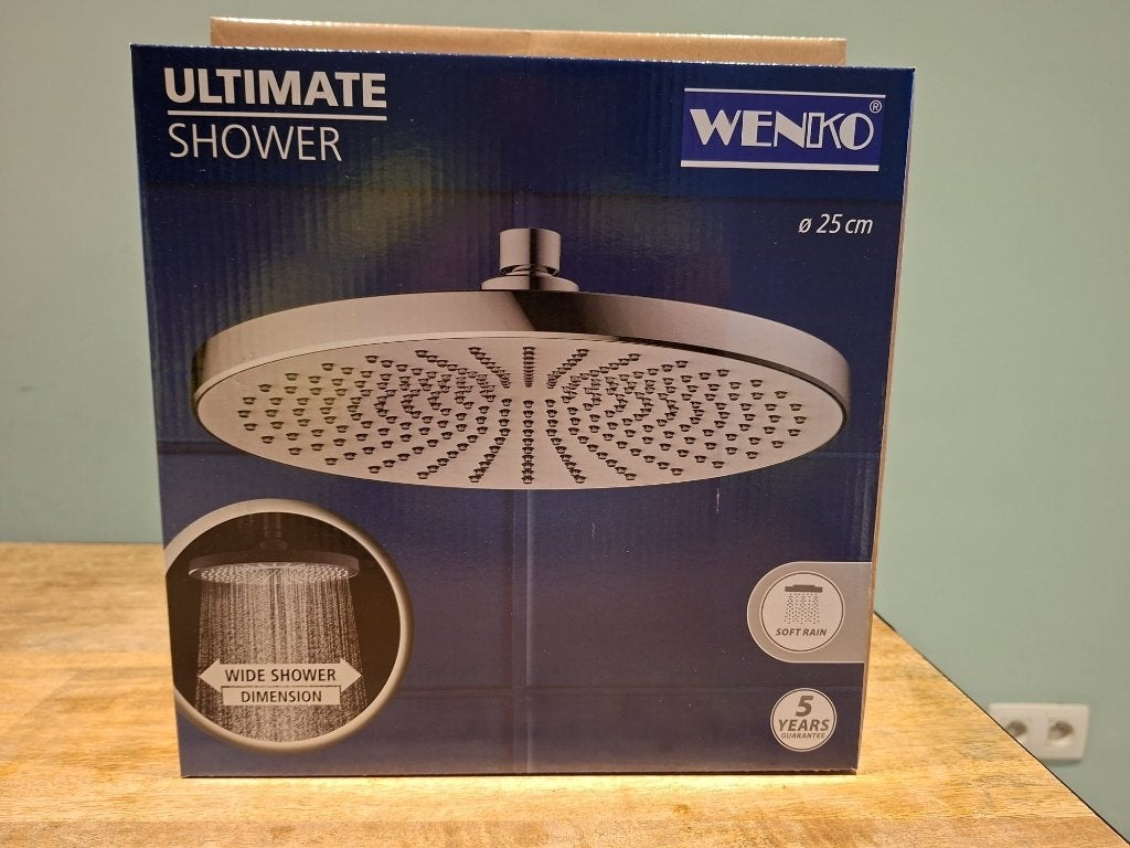 Wenko Regendouchekop Ultimate Shower, Ophalen, Nieuw, Douche