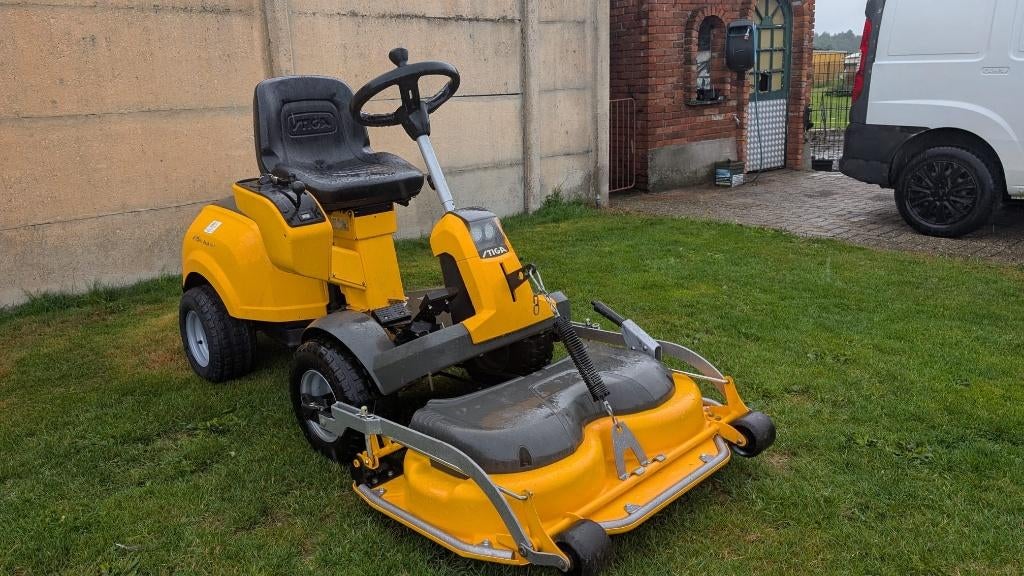 Nette Stiga Park 420P frontmaaier zitmaaier 95cm mulchdek, Tuin en Terras, Stiga, Ophalen of Verzenden, Zo goed als nieuw, 90 tot 120 cm