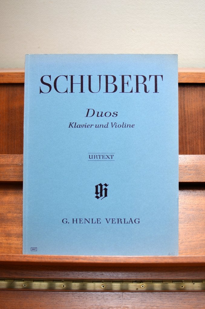PARTITURENBOEK SCHUBERT DUOS FUR KLAVIER UND VIOLINE, Musique & Instruments, Enlèvement ou Envoi, Comme neuf, Classique, Piano