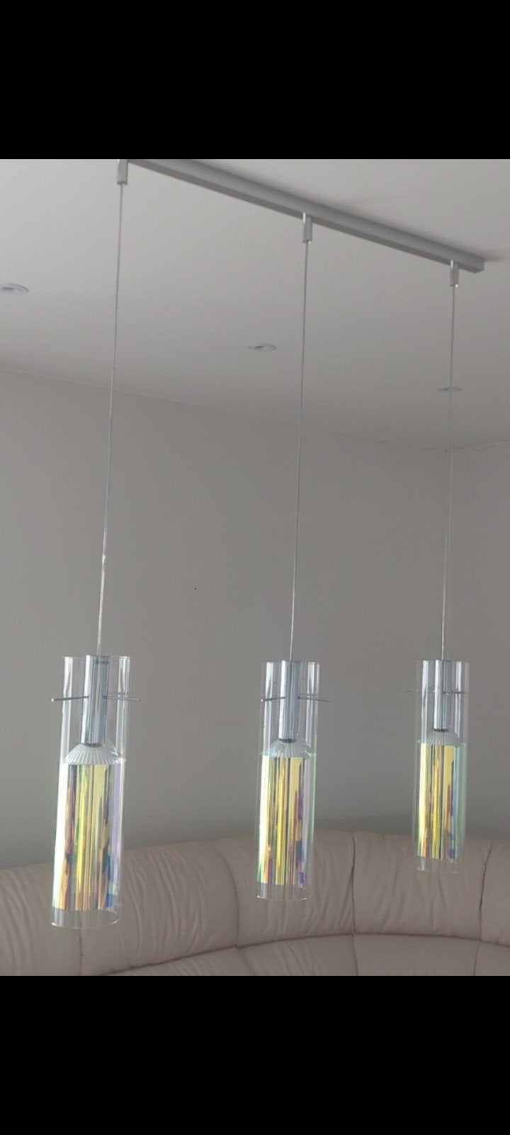 Suspension halogène décorative 230 V, Enlèvement, Utilisé, Métal, E27 (grand)