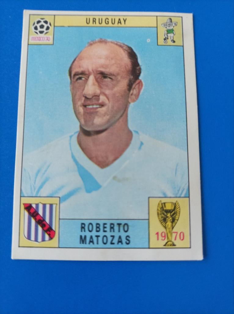 Panini Mexico 70 Uruguay Roberto Matozas, Ophalen of Verzenden