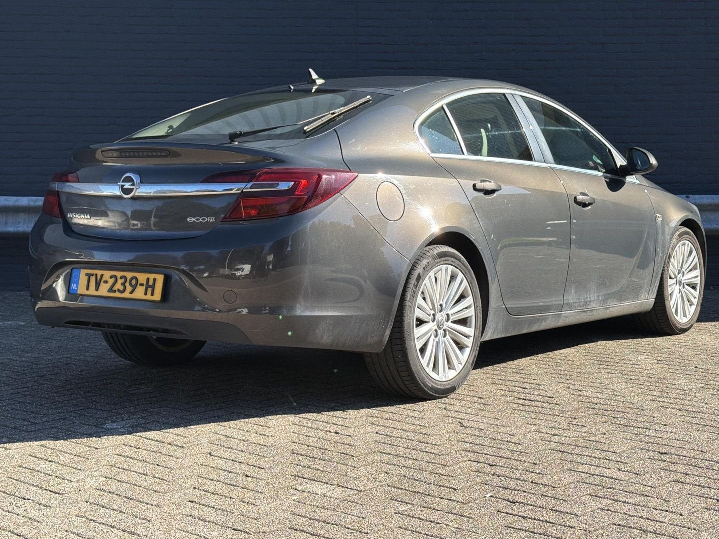 Opel Insignia 2.0 CDTI EcoFLEX Cosmo | Leder | Cruise | Clim, Auto's, Zwart, Bedrijf, Zilver of Grijs, Traction-control