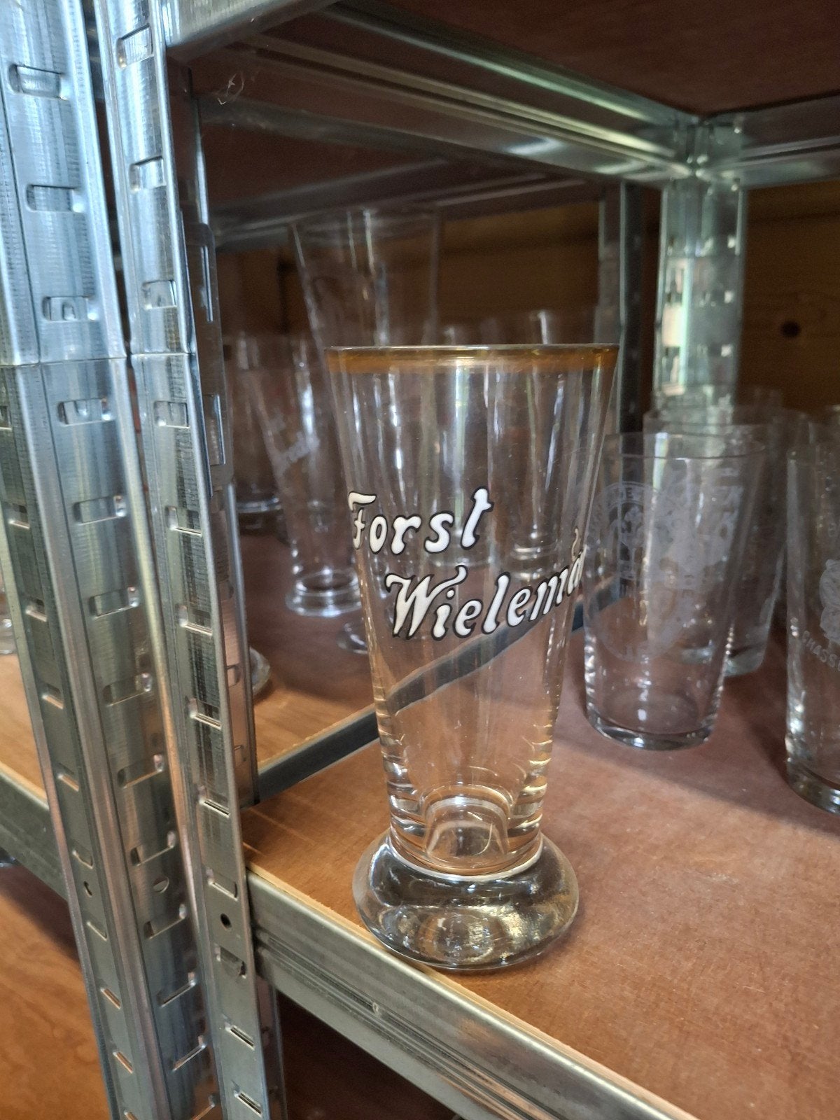 Oud email glas forst wielemans, Ophalen of Verzenden
