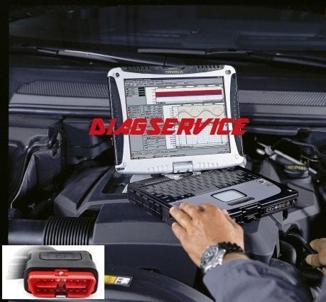 PC HYBRYDE DIAGNOSTIC AUTO PANA RUGGED AUTOCOM 2021, Ophalen, Gebruikt