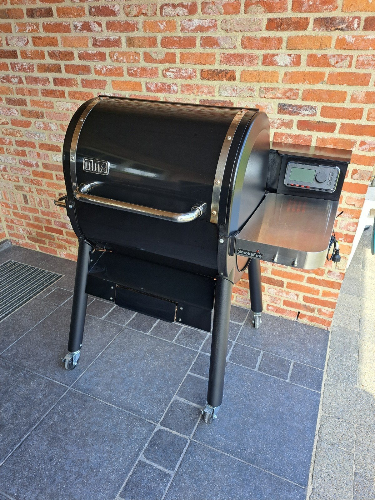 weber smokefire EX4, Tuin en Terras, Houtskoolbarbecues, Ophalen, Gebruikt, Weber smokefire