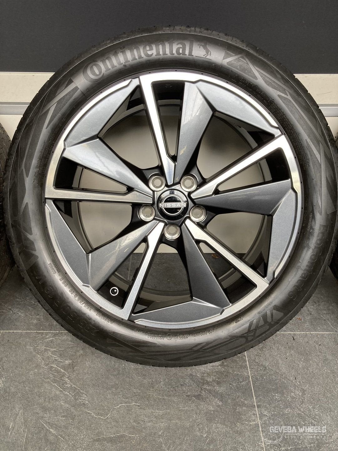 19” originele Nissan Qashqai J12 velgen + banden 5x114.3, Auto-onderdelen, Banden en Velgen, 19 inch, Gebruikt, -, -