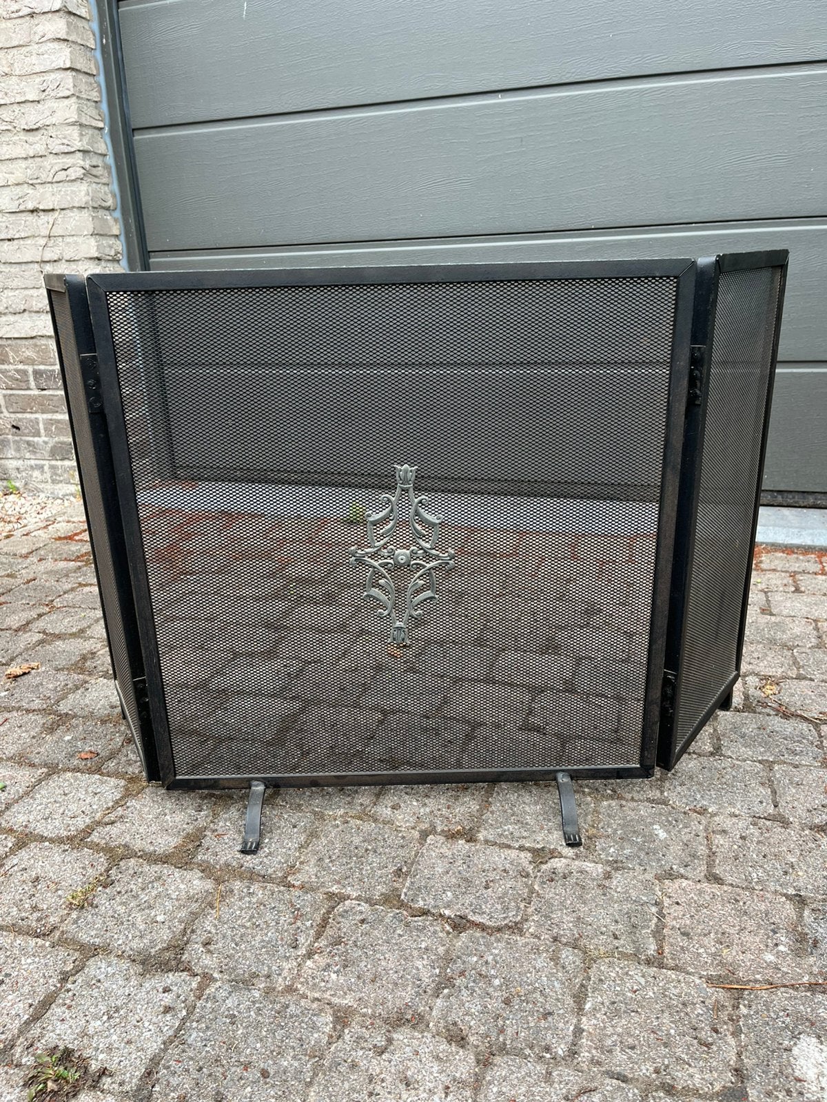Spatscherm voor open haard, Ophalen, Zo goed als nieuw, Houthaard